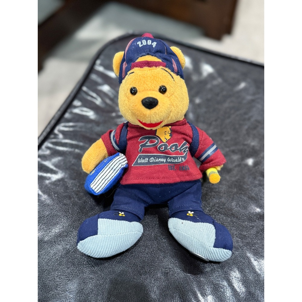 Disney Winnie the Pooh 2004 Backpack Plush Toy Walt Disney World‎ Souvenir